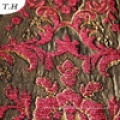 Red Chenille Jacquard Fabric Supplier (FTH31178)